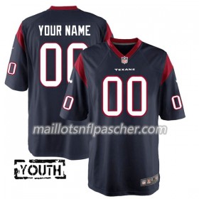 Maillot Houston Texans Custom Nike Bleu - Enfant